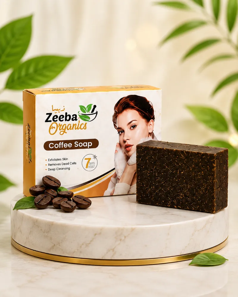 Zeeba Organics Coffee Soap – Deep Cleansing & Skin Refresh