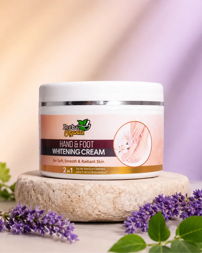 Zeeba Organics Hand & Foot Whitening Cream